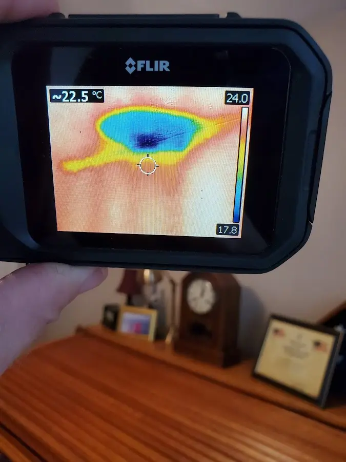 Thermal imaging inspection for water damage in Kendale Lakes